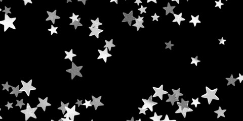 White 3D Star Stock Image 