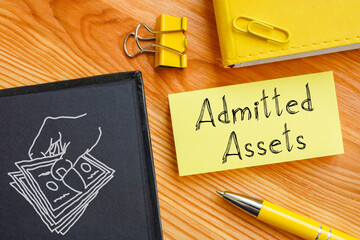 Admitted Assets are shown on the business photo using the text