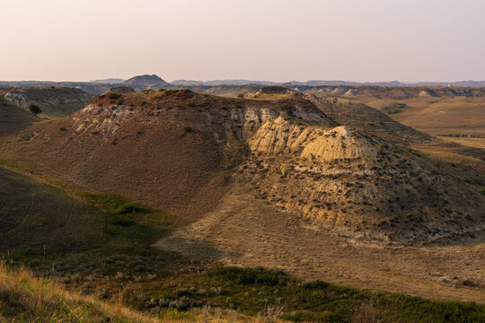 Landscape photo of Theodore Roosevelt National Park during Magic Hour