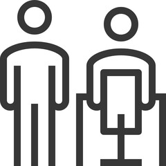 interview line icon