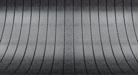 Abstract metal perforated stripe background. 3D rendering.