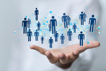 organization chart team concept networking business