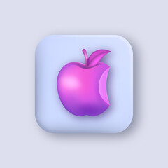 Bitten apple icon