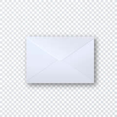 Sealed white envelope