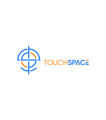 Touch Space creative modern vector logo template