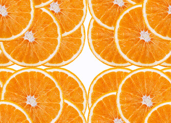Abstract background with citrus orange