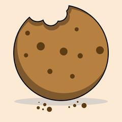 illustration of a cookie