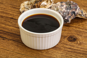 Oyster sauce in the bowl