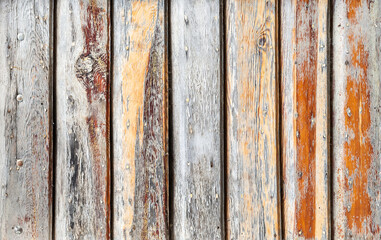 Texture of old weathered wooden planks.