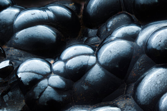 hematite specimen close-up detail textured macro raw, uncut, unpolished, rough gemstone