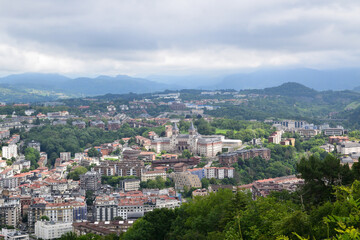 Fototapeta na wymiar view of the San Sebastián City