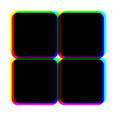 Creative minimalist contemporary art illustration, wall decoration, postcards, stickers, icons, brochure cover design. Playful composition of geometric shapes and lines. Traditional printing inspired.