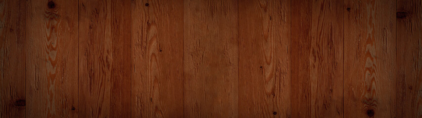 Old brown rustic dark wooden texture - wood timber background panorama long banner