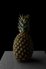 Pineapple food photography - dramatic lighting