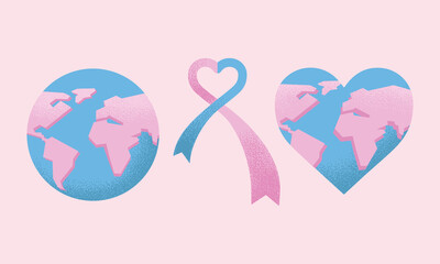 three sexual health day icons