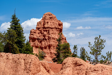 Beautiful rock formations at Bryce Canyon National Park