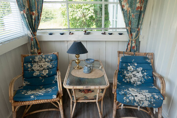interior vintage old room