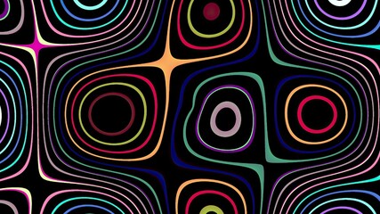 Abstract colorful  psychedelic graphics  background