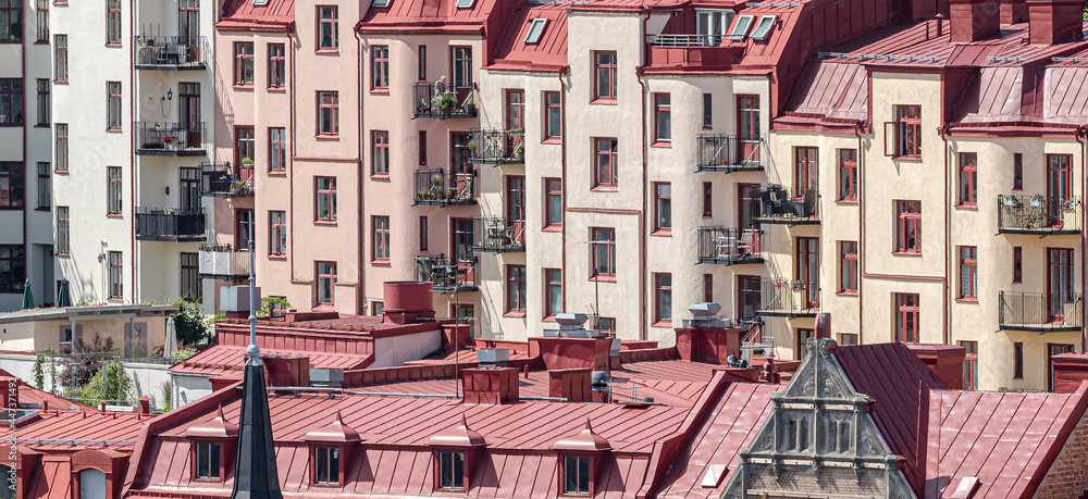 Poster gothenburg rooftops