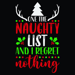 one the naughty list and I regret nothing