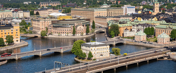 Fototapeta na wymiar Overlooking Stockholm