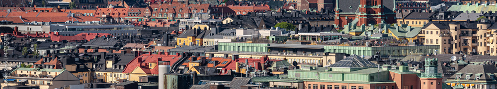 Poster Stockholm rooftops