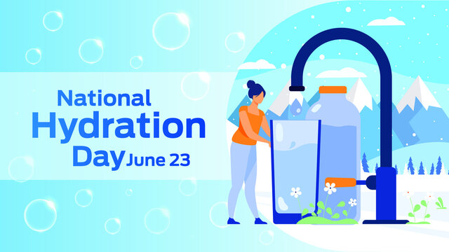 National Hydration Day on june 23