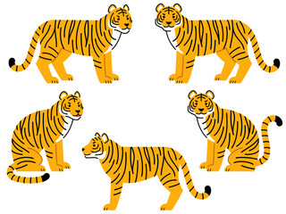 虎のイラストセット