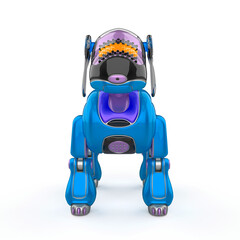 cyber dog cartoon front view