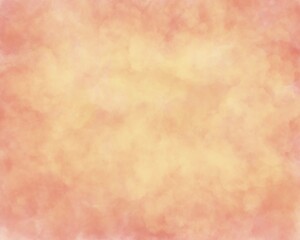 Obraz premium orange haze watercolor splash painted background, pastel color with pattern cloud texture effect, with free space to put letters illustration wallpaper