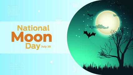 National moon day on july 20