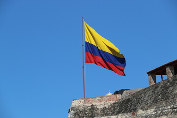 Bandera Colombia - obrazy, fototapety, plakaty