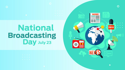 National broadcasting day on july 23