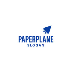 Plane design from paper for transportation Logo design vector inspiration