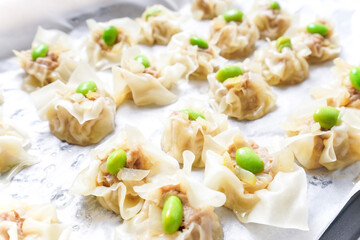 手作りのシュウマイ