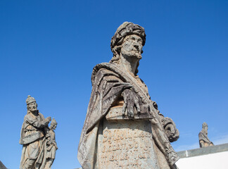 Fototapeta na wymiar Statue of Prophet Jeremiah - Congonhas - Minas Gerais - Brazil