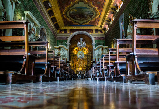 Interior of the Church - Santos - S&atilde;o Paulo - Brazil