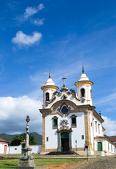 Fototapeta na wymiar Church Our Lady of Carmo - Mariana - Minas Gerais - Brazil
