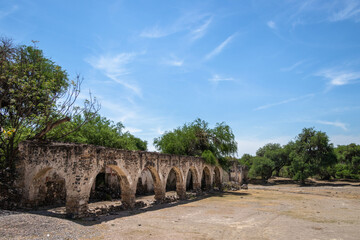 Old archs of the ex hacienda Pozo del Carmen, Armadillo de los Infante, San Luis Potosi