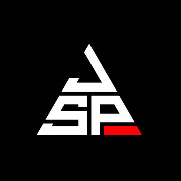 JSP triangle letter logo design with triangle shape. JSP triangle logo design monogram. JSP triangle vector logo template with red color. JSP triangular logo Simple, Elegant, and Luxurious Logo. JSP 