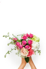花のフレーム　Flower frame of spring