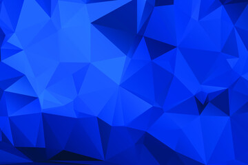 Fototapeta premium Blue Abstract Color Polygon Background Design, Abstract Geometric Origami Style With Gradient