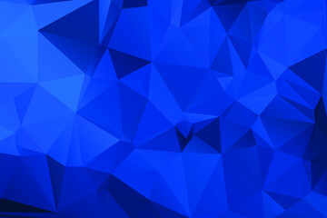 Fototapeta premium Blue Abstract Color Polygon Background Design, Abstract Geometric Origami Style With Gradient