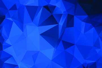 Blue Abstract Color Polygon Background Design, Abstract Geometric Origami Style With Gradient