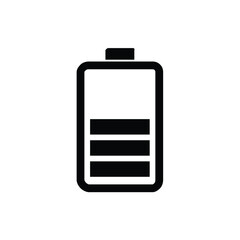 Battery icon vector. battery icon isolated on white background