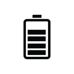 Battery icon vector. battery icon isolated on white background