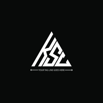 KSC letter logo creative design. KSC unique design

