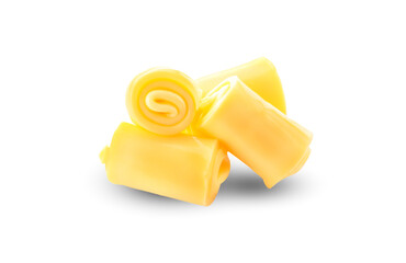 cheese on a white background