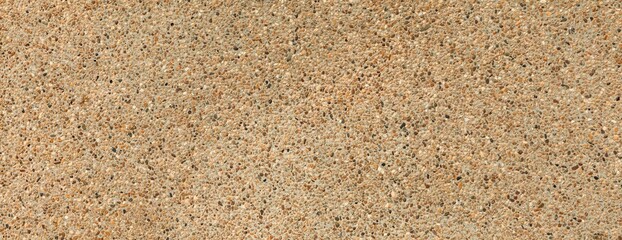 Panorama of Brown granite tile floor outside the building pattern and seamless background