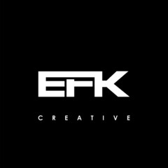 EFK Letter Initial Logo Design Template Vector Illustration